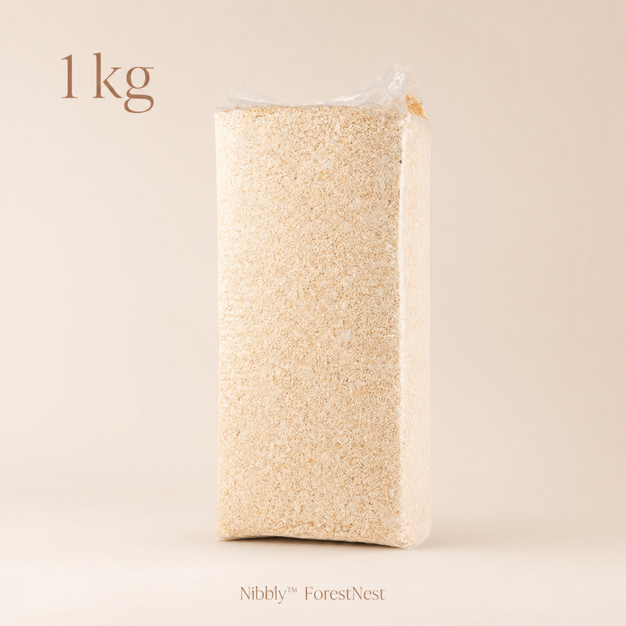 Nibbly ForestNest aspen hardwood bedding 1 kg package